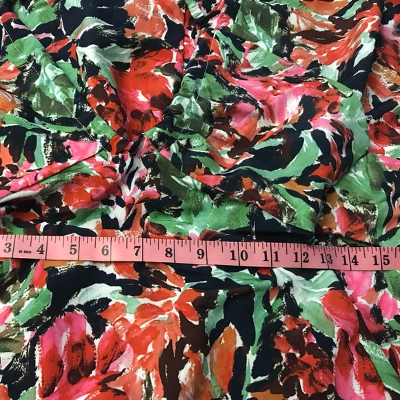 Water Color Floral Print Maxi Dress - Picture 14 of 15